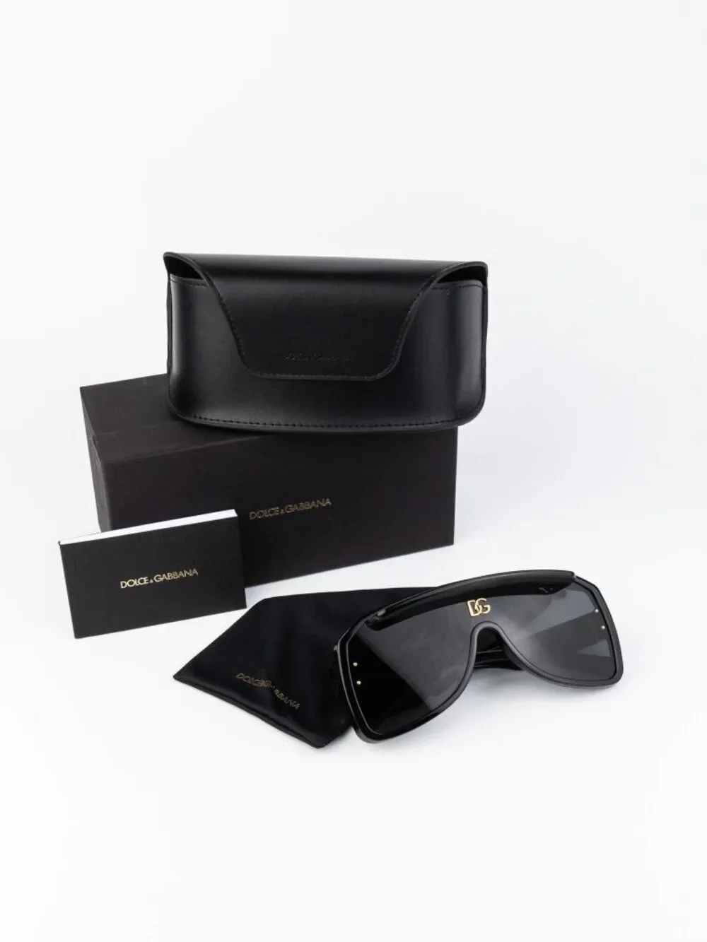 D&G Women Sunglasses Black Grey DG6205 501/87 NEW AUTHENTIC